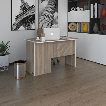 Kenzlife ofis masası yoko ono crd sağ 75*120*60 raflı dolap eşkenar bilgisayar çalışma masası