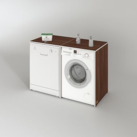 Kenzlife çamaşır&kurutma&bulaşık makinesi dolabı naumkare cvz 90*140*60 kapaksız arkalıksız