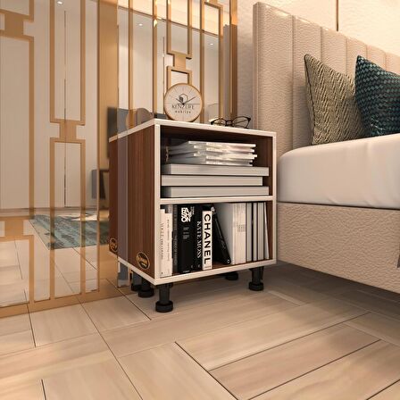 Kenzlife komodin tereşkova cvz 47*39*19 mutfak banyo ofis dolabı komidin siyah ayaklı (m)