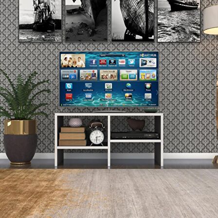 Kenzlife televizyon sehpası tatabanya gri 040*080*38 tv ünitesi (m)
