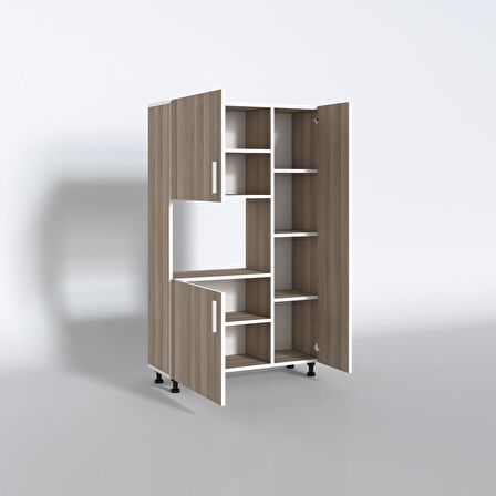 Kenzlife mini fırın dolabı alpkuntsol crd 148*90*30 ayaklı mikroalga midi fırın mutfak