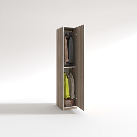Kenzlife gardırop öğrenci dolabı tek kapılı günebakan crd 180*35*42 crd gardolap dolap ofis