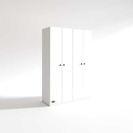 Kenzlife gardırop 4 kapılı kapaklı devetabanı byz 173*120*42 gardolap dolap ofis