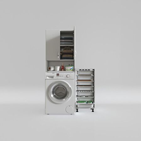 Kenzlife çamaşır makinesi dolabı sinemsepet byz 07 li banyo arkalıksız kurutma bulaşık