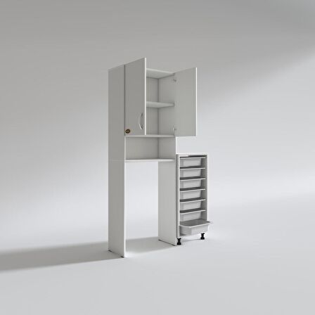 Kenzlife çamaşır makinesi dolabı sinemsepet byz 07 li banyo arkalıksız kurutma bulaşık