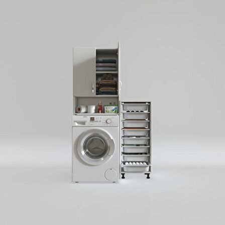 Kenzlife çamaşır makinesi dolabı sinemsepet byz 08 li banyo arkalıksız kurutma bulaşık