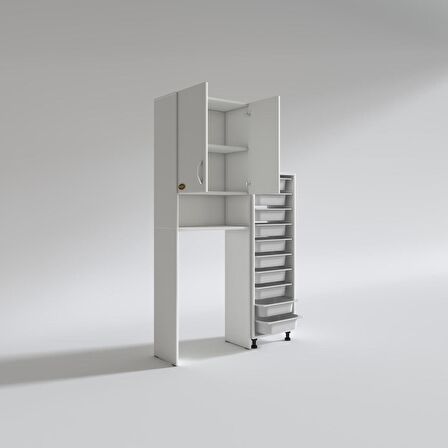 Kenzlife çamaşır makinesi dolabı sinemsepet byz 10 lu banyo arkalıksız kurutma bulaşık