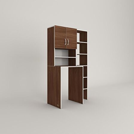 Kenzlife çamaşır makinesi dolabı hayzummaks cvz 180*096*55 banyo kiler çift kapaklı arkalıklı 