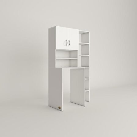 Kenzlife çamaşır makinesi dolabı hayzummaksmdf byz 180*096*55 % 100 mdf full mdf banyo kiler çift kapaklı arkalıklı