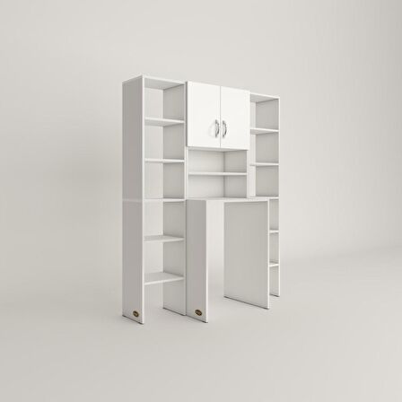 Kenzlife çamaşır makinesi dolabı hayzummaksdublemdf byz 180*126*55 % 100 mdf full mdf banyo kiler çift kapaklı arkalıklı