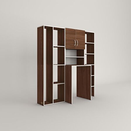 Kenzlife çamaşır makinesi dolabı hayzummega cvz 180*156*55 banyo kiler çift kapaklı arkalıklı 