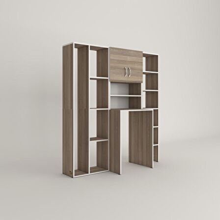 Kenzlife çamaşır makinesi dolabı hayzummega crd 180*156*55 banyo kiler çift kapaklı arkalıklı