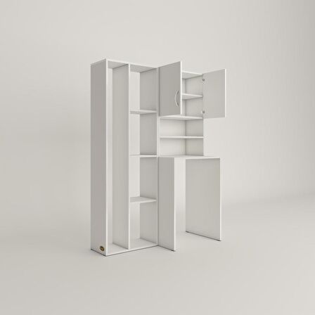 Kenzlife çamaşır makinesi dolabı hayzumsüpürgemdf byz 180*126*55 % 100 mdf full mdf banyo kiler çift kapaklı arkalıklı