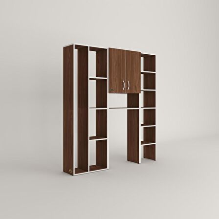 Kenzlife çamaşır makinesi dolabı veronikamega cvz 180*156*20 banyo arkalıksız raflı