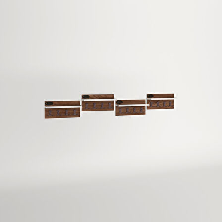 Kenzlife elbise askılığı karayemiş4 cvz 26*152*12 vestiyer portmanto askı askılık 16 adet askı