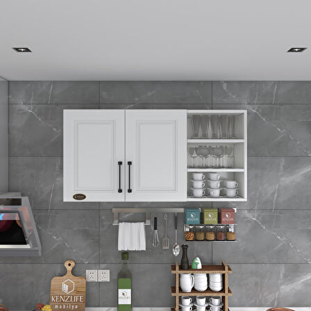 Kenzlife hazır mutfak dolabı maydanoz60 byz mod1 60*120*32 mebran kapak suntalam gövde