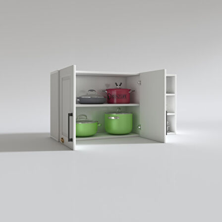 Kenzlife hazır mutfak dolabı maydanoz60 byz mod1 60*120*32 mebran kapak suntalam gövde