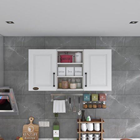 Kenzlife hazır mutfak dolabı pırasa60 byz mod1 60*120*32 mebran kapak suntalam gövde