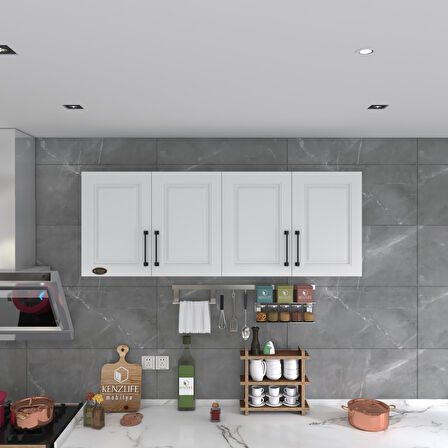 Kenzlife hazır mutfak dolabı havuç90 byz mod1 90*160*32 mebran kapak suntalam gövde