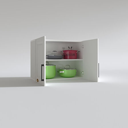 Kenzlife hazır mutfak dolabı kıvırcık60 byz mod1 60*080*32 mebran kapak suntalam gövde