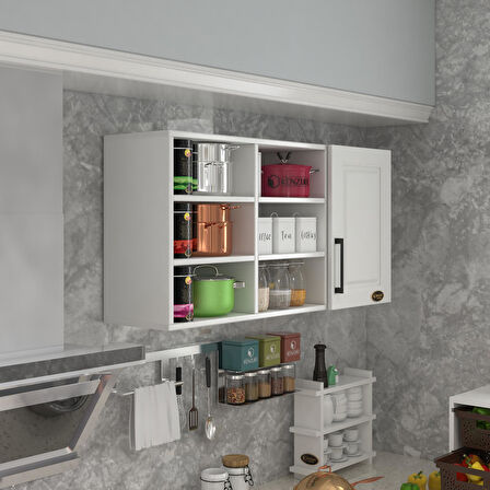 Kenzlife hazır mutfak dolabı nane60 byz mod1 60*120*32 mebran kapak suntalam gövde