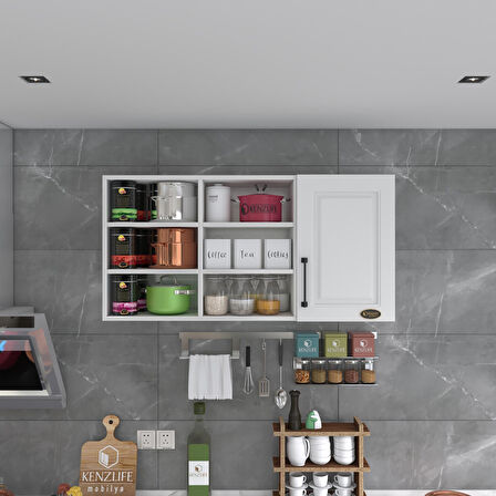 Kenzlife hazır mutfak dolabı nane60 byz mod1 60*120*32 mebran kapak suntalam gövde