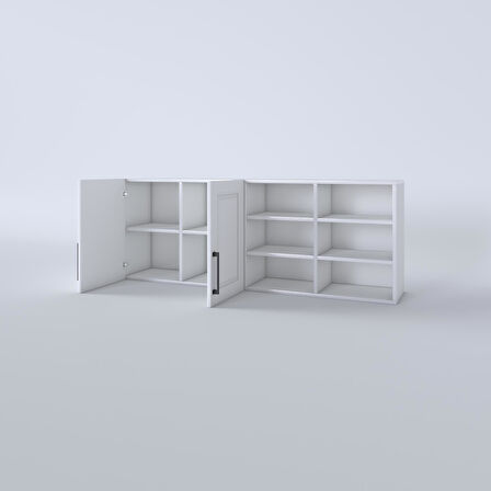 Kenzlife hazır mutfak dolabı zencefil60 byz mod1 60*160*32 mebran kapak suntalam gövde
