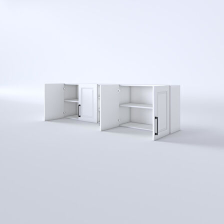 Kenzlife hazır mutfak dolabı fasulye60 byz mod1 60*200*32 mebran kapak suntalam gövde