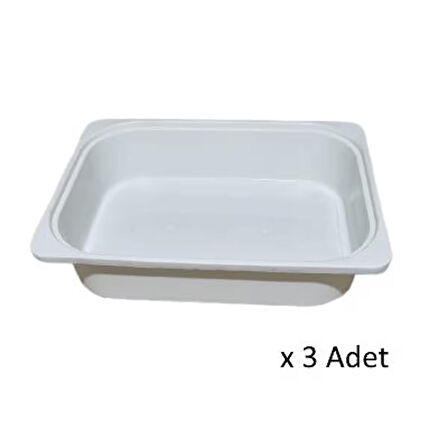 Kenzlife çamaşır mutfak sepeti byz 10*040*30 plastik sepet 03 adet 