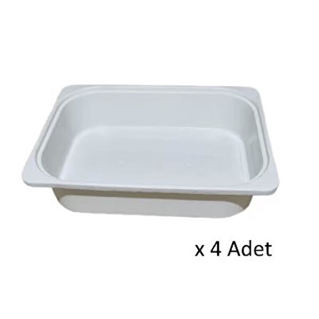 Kenzlife çamaşır mutfak sepeti byz 10*040*30 plastik sepet 04 adet 