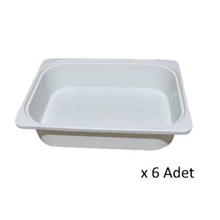 Kenzlife çamaşır mutfak sepeti byz 10*040*30 plastik sepet 06 adet 