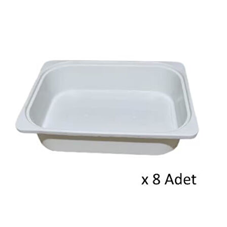 Kenzlife çamaşır mutfak sepeti byz 10*040*30 plastik sepet 08 adet 