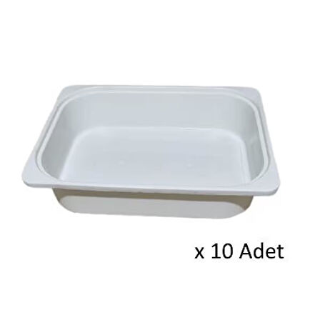 Çamaşır mutfak sepeti byz 10*040*30 plastik sepet 10 adet 