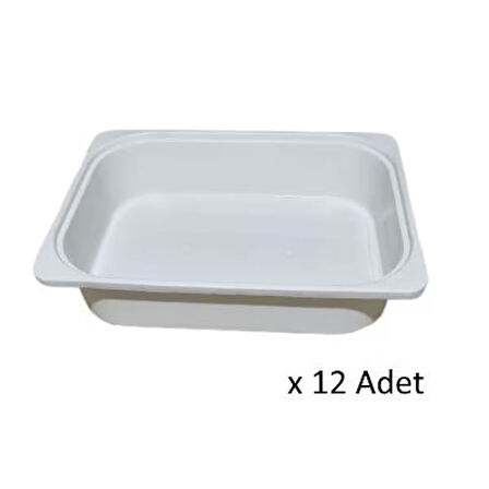 Kenzlife çamaşır mutfak sepeti byz 10*040*30 plastik sepet 12 adet 