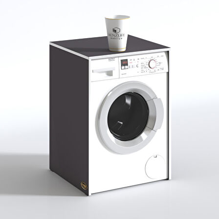 Kenzlife çamaşır&kurutma makinesi dolabı büyük boy afanasi gri 100*80*70 banyo kapaksız arkalıksız