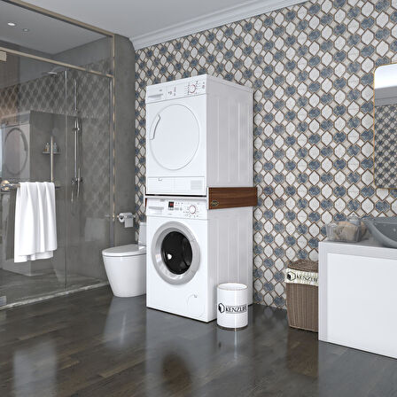 Kenzlife çamaşır&kurutma makinesi dolabı agafya cvz 015*70*60 banyo aparatı arkalıksız