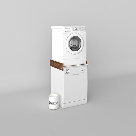 Kenzlife çamaşır&bulaşık makinesi dolabı lenya cvz 015*80*70 banyo aparatı arkalıksız büyük boy xlarge