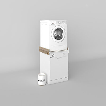 Kenzlife çamaşır&bulaşık makinesi dolabı lenya crd 015*80*70 banyo aparatı arkalıksız büyük boy xlarge