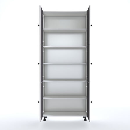 Kenzlife mutfak dolabı tahiri gribyz 188*80*37 çok amaçlı dolap arkalıklı