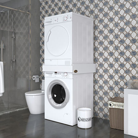 Kenzlife çamaşır&bulaşık makinesi dolabı kakılı byz 015*074*74 banyo aparatı 70*70 iç hacim