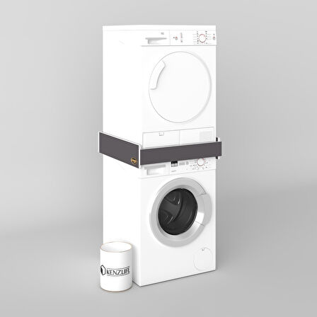 Kenzlife çamaşır&bulaşık makinesi dolabı kakılı gri 015*074*74 banyo aparatı 70*70 iç hacim