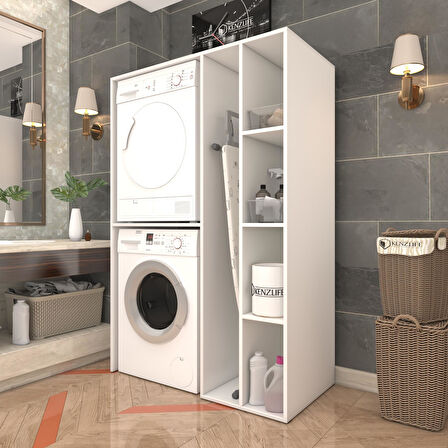 Kenzlife membran çamaşır kurutma makinesi dolabı yaromira yşlbyz küpşeker 180*120*64 mebran kapak MDF gövde