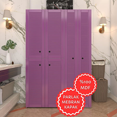 Kenzlife membran çamaşır kurutma makinesi dolabı yaromira llabyz mod2 180*120*64 mebran kapak MDF gövde