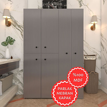 Kenzlife membran çamaşır kurutma makinesi dolabı yaromira gribyz hafifçe 180*120*64 mebran kapak MDF gövde