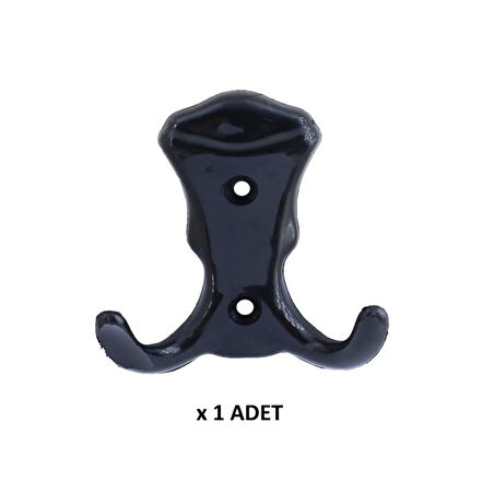 Kenzlife elbise banyo askılığı siyah plastik askı askılık 1 adet