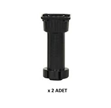 Kenzlife mobilya dolap kanepe ayağı ayarlı ayak siyah plastik 2 adet