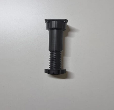 Kenzlife mobilya dolap kanepe ayağı ayarlı ayak siyah plastik 6 adet