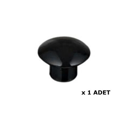Kenzlife mobilya kulpu düğme kulp siyah plastik dolap kulbu 1 adet kulp
