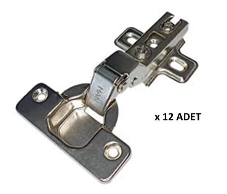 Kenzlife deve boynu menteşe çelik 12 adet mobilya kapakları için 