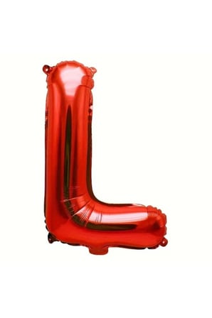 Kırmızı Harf Folyo Balon 16 Inç 36 Cm